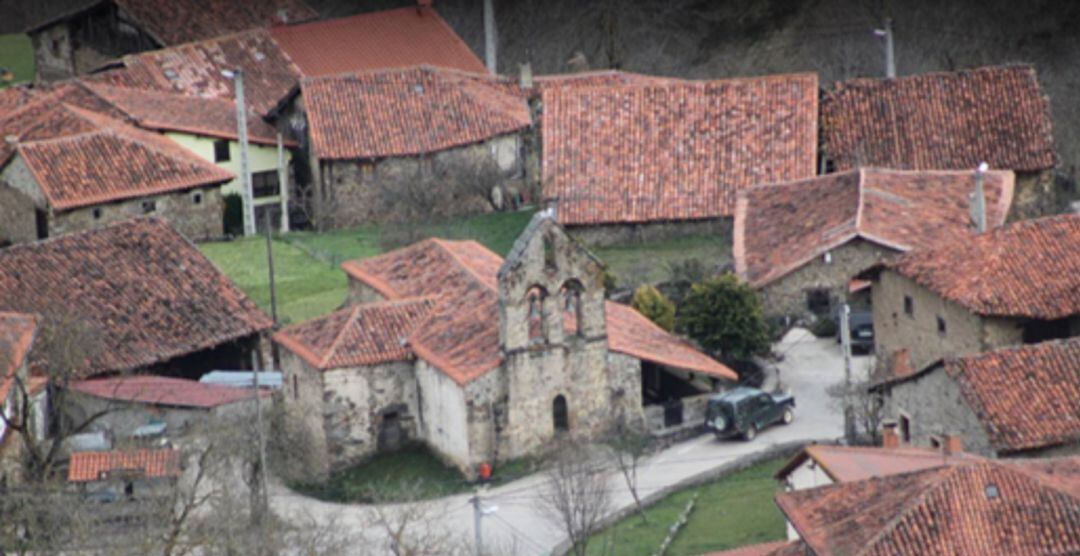 Vista del pueblo de Ledantes.