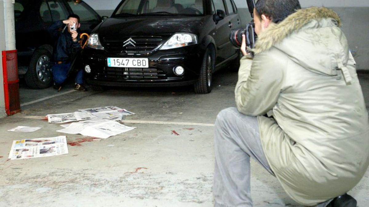 El escenario del crimen, cometido en 2004. S.SAS