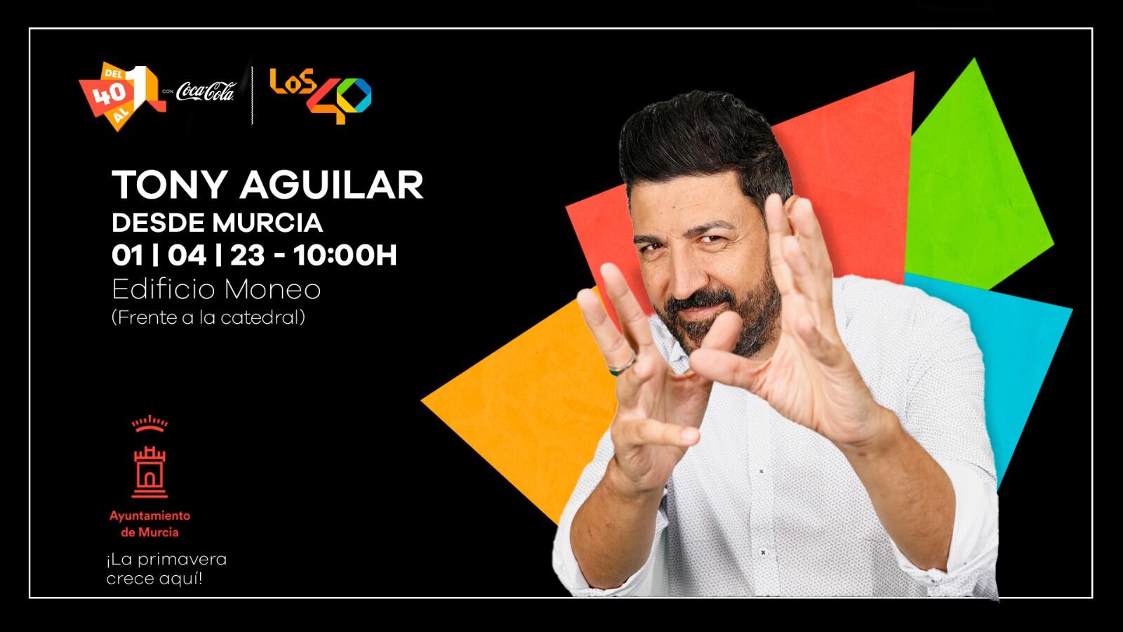 Del 40 al 1 con Coca-Cola en Murcia el 1 de abril