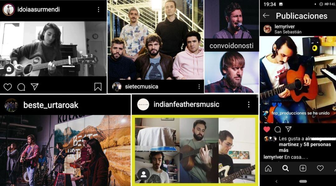 Bandas con residencia este año en Kutxa Kultur Musika