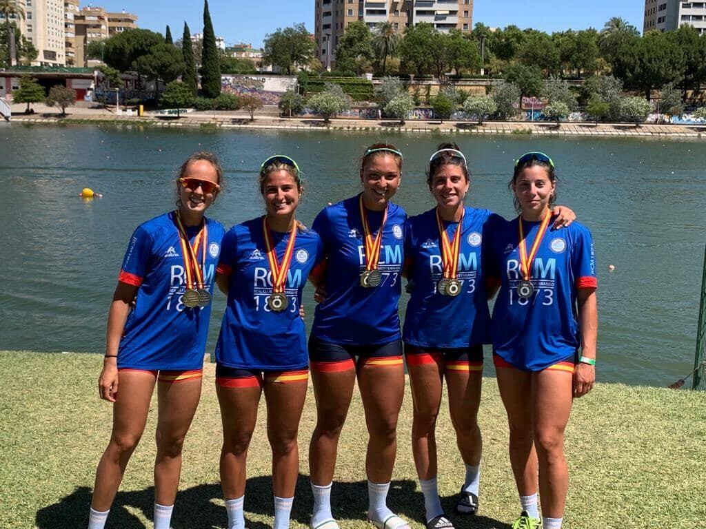 El Club Mediterráneo quinto en el medallero en el Campeonato de España de remo