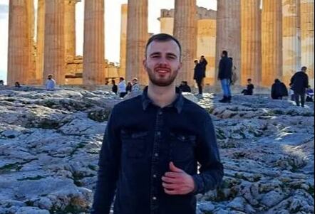 Aurimas Cybas, en una imagen en sus redes sociales