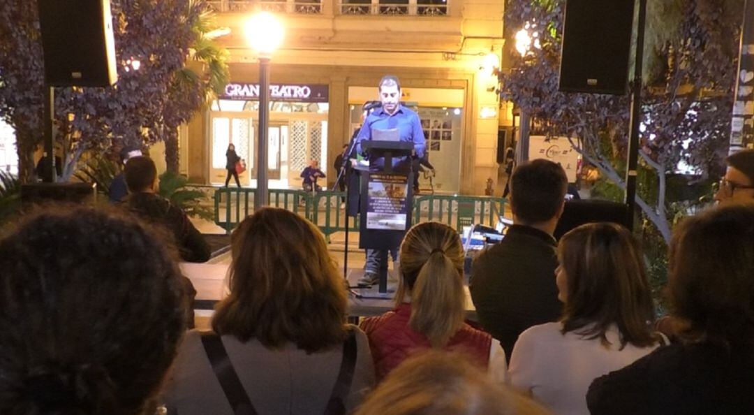 Placeros en una protesta