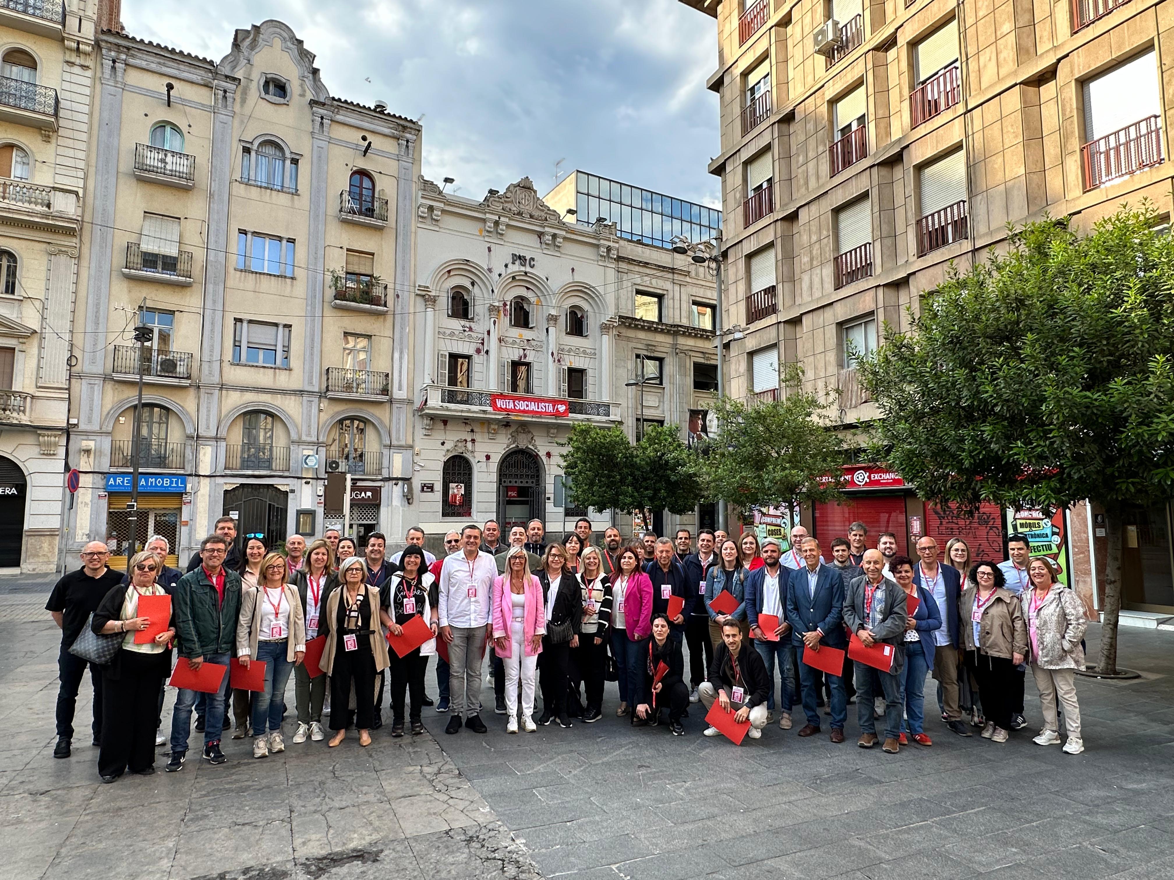 Miembros del PSOE Alto Aragón que participan como apoderados en Lérida