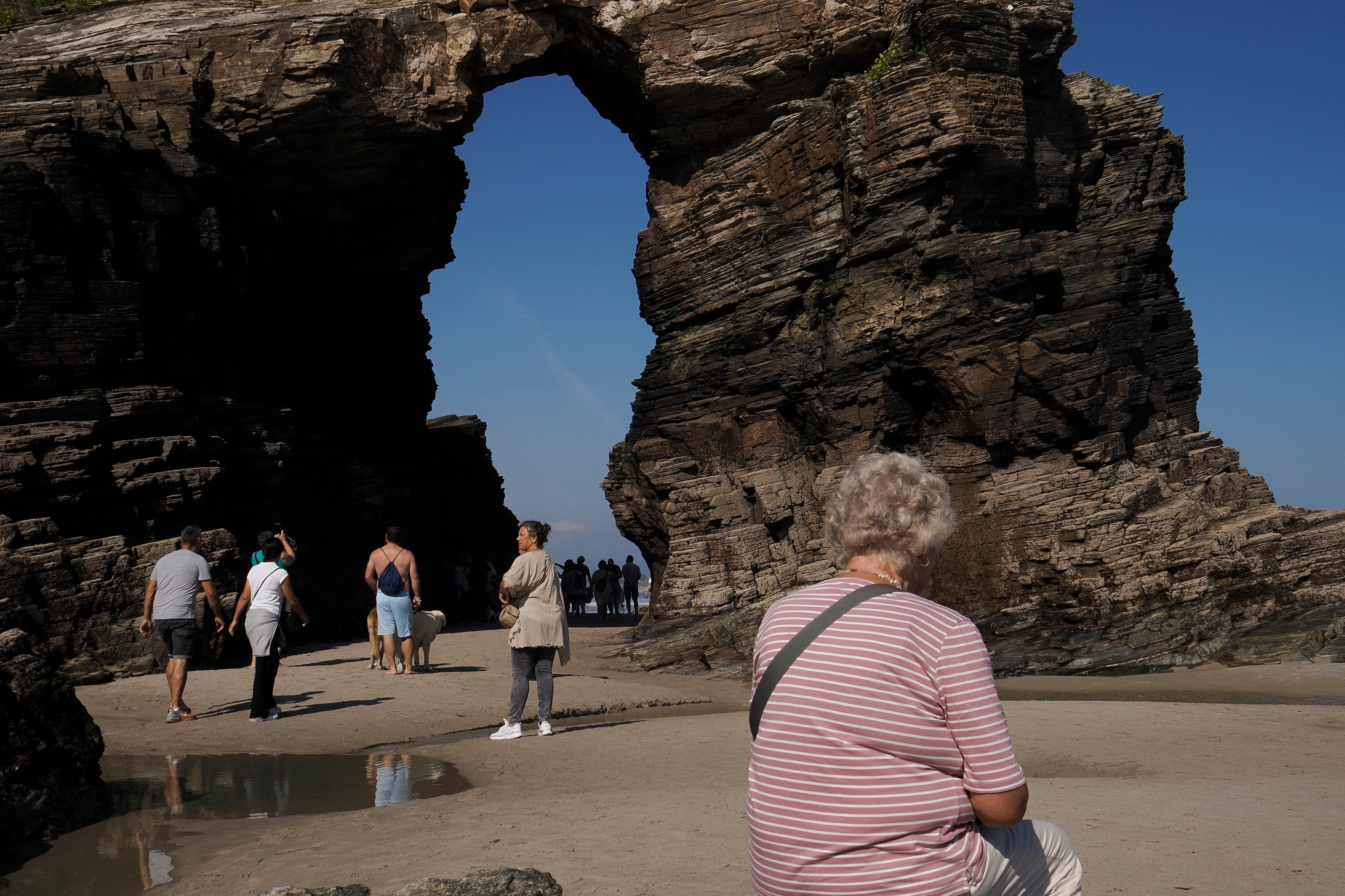 Playa de Las Catedrales, en Galicia.