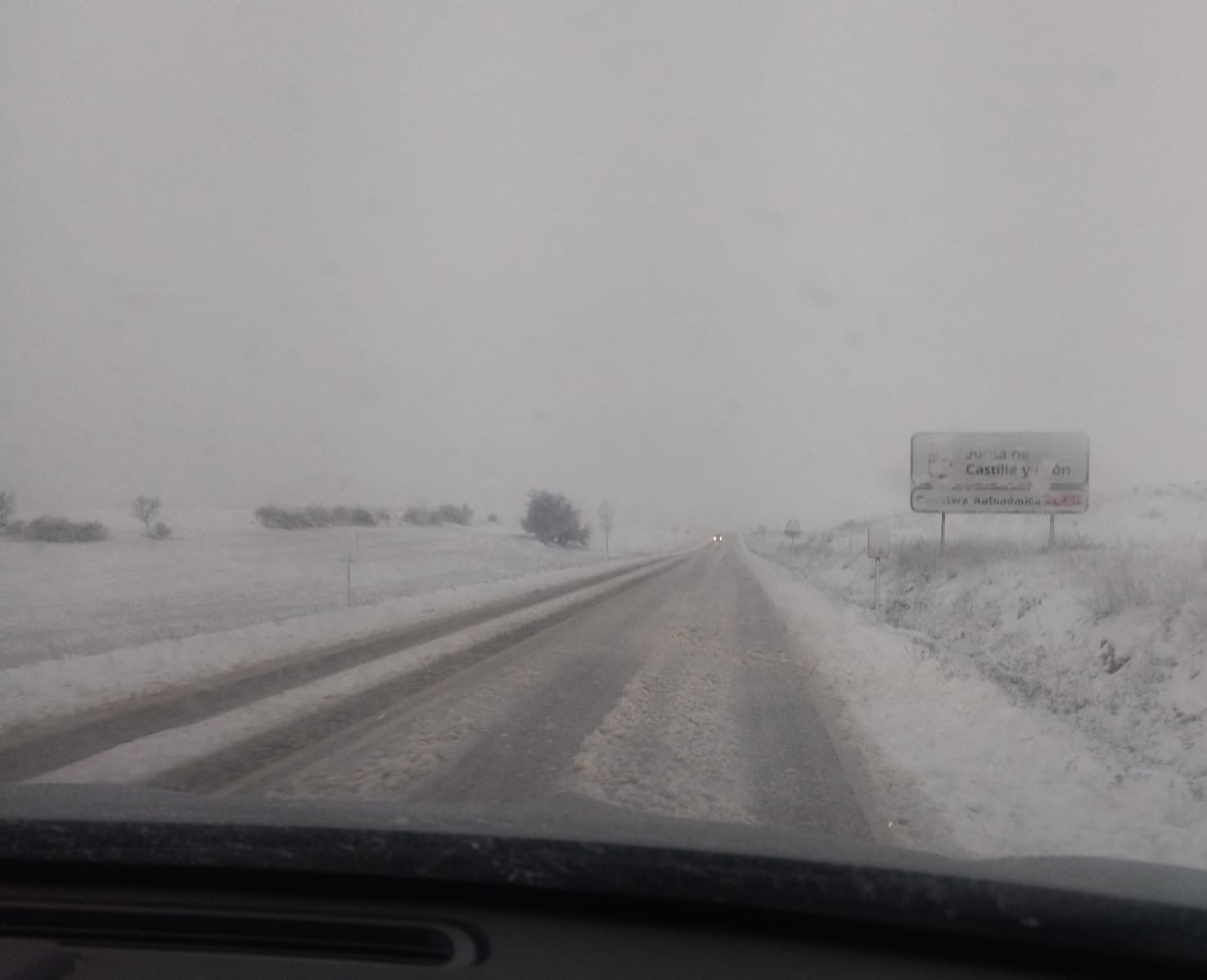 Subida al Páramo desde Moradillo. zona más afectada