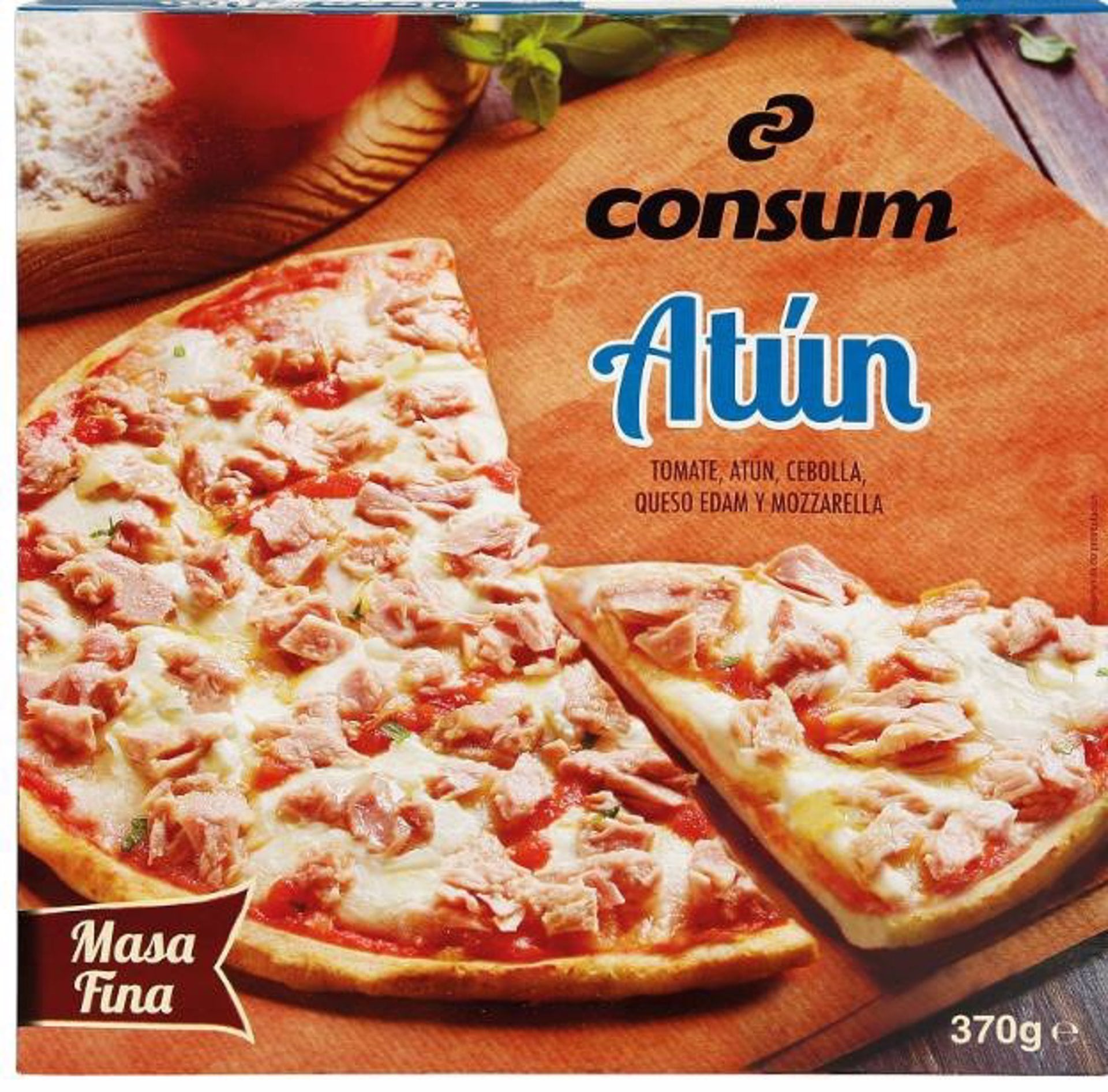 Sanidad retira unas pizzas de atún congeladas de Consum por la presencia de histamina.