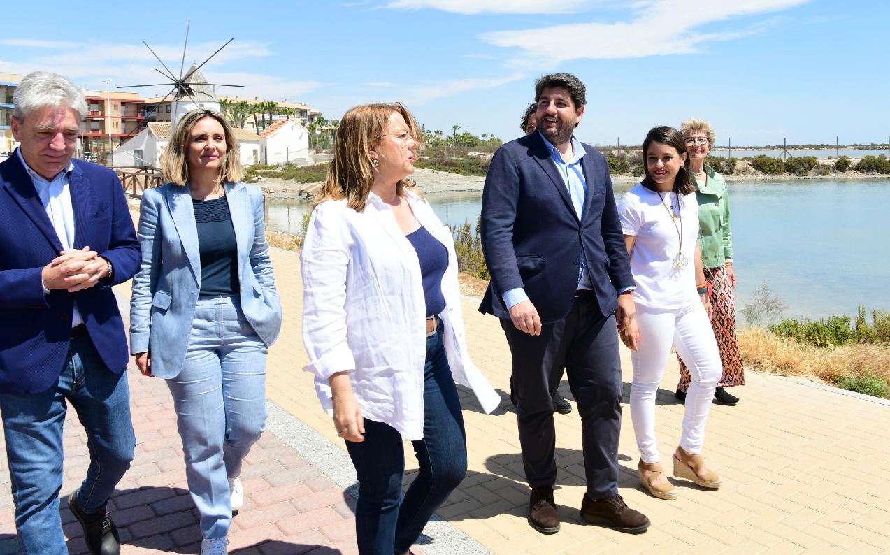 López Miras avanza medidas del programa de Política Social del PP en San Pedro del Pinatar