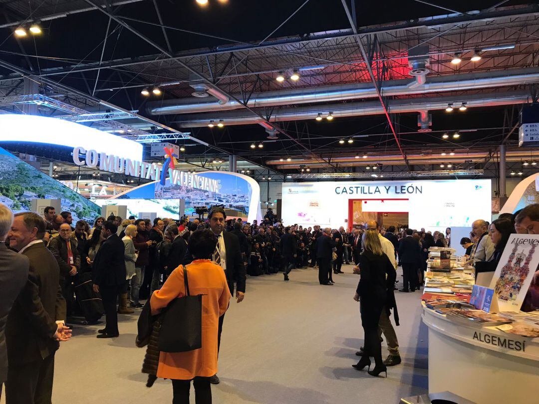 Pabellón Comunitat Valenciana en la edición de Fitur 2018.