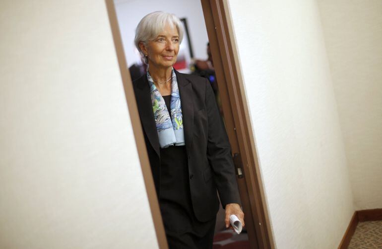 La directora del FMI, Christine Lagarde.