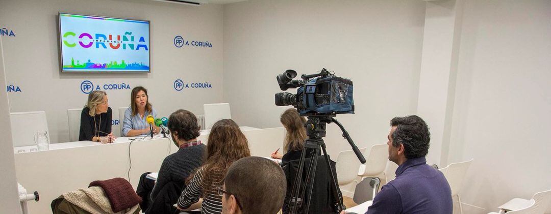 Rueda de prensa del PP en A Coruña