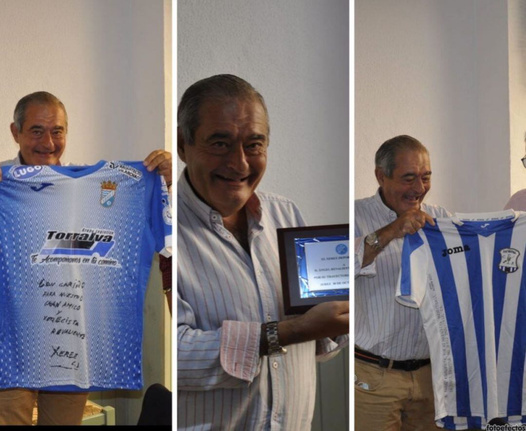 Angel Revaliente recibió el homenaje de compañeros y clubes