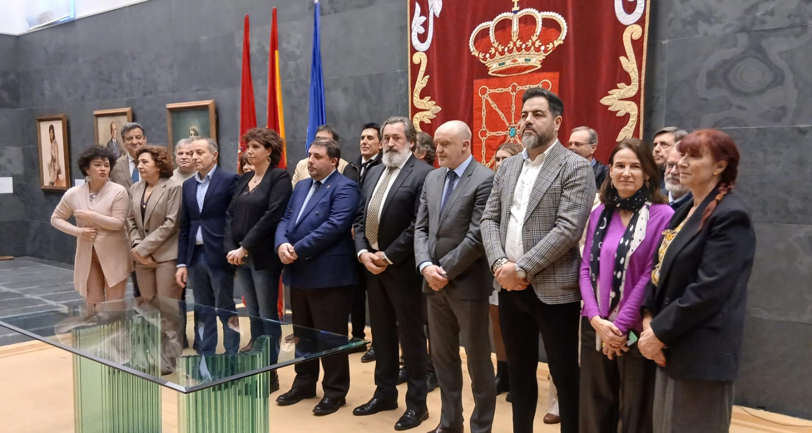 Acto en el Parlamento de Navarra en memoria de las víctimas del terrorismo de ETA