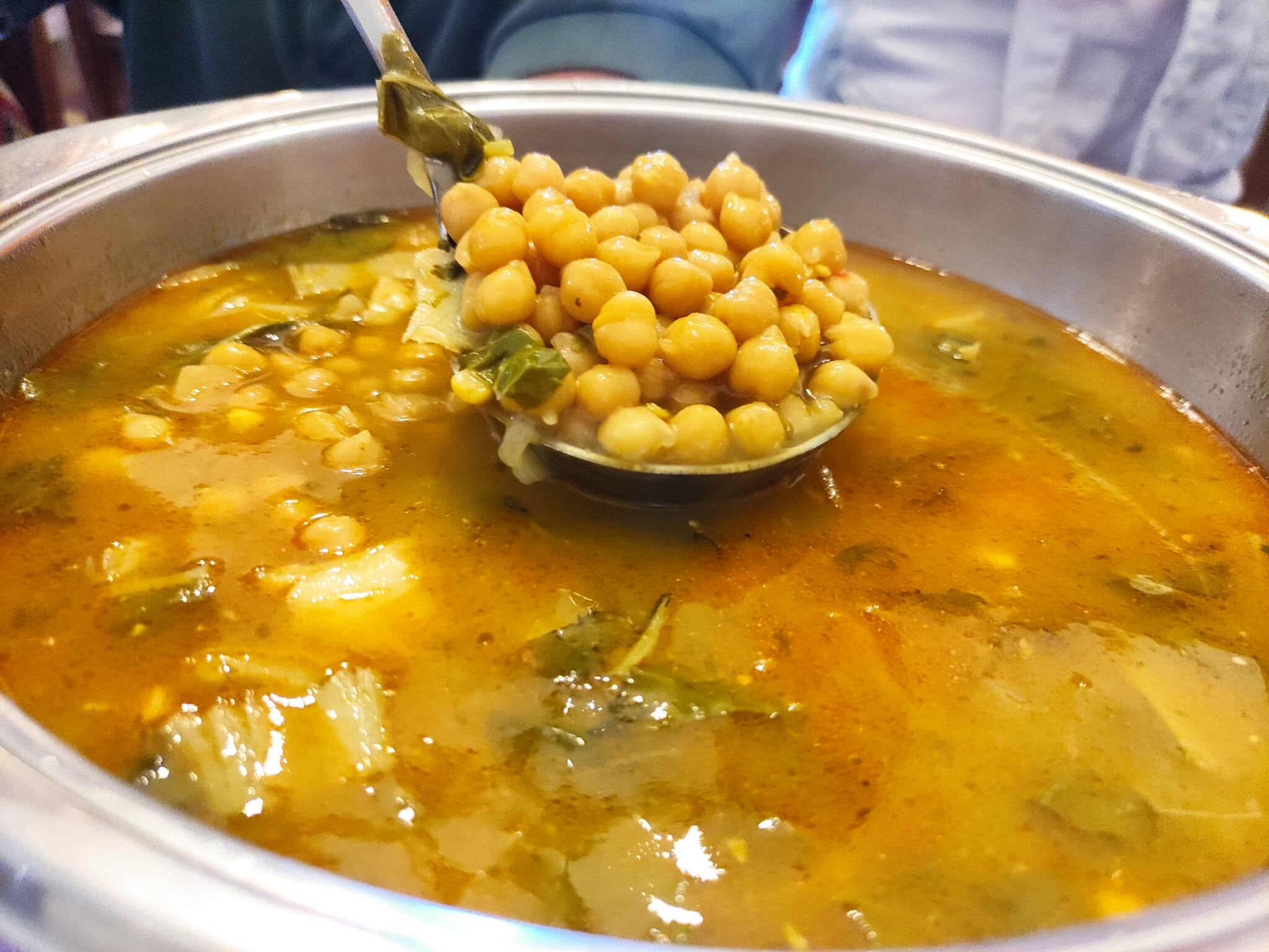 Guiso en la hospedería del Monasterio de Montesclaros, en Valdeprado del Río