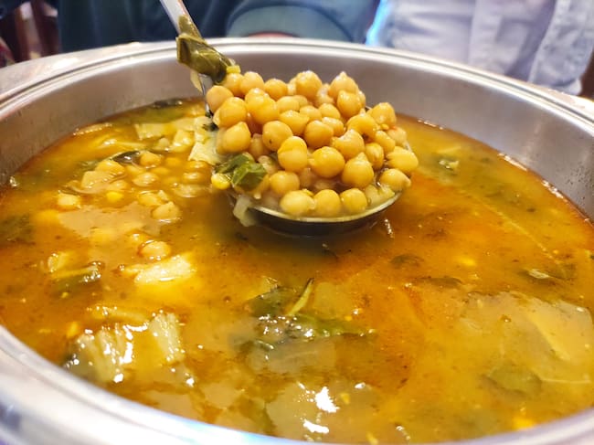 Guiso en la hospedería del Monasterio de Montesclaros, en Valdeprado del Río