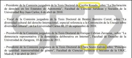 Extracto del currículum vitae de Pedro González Trevijano colgado en la web del Tribunal Constitucional