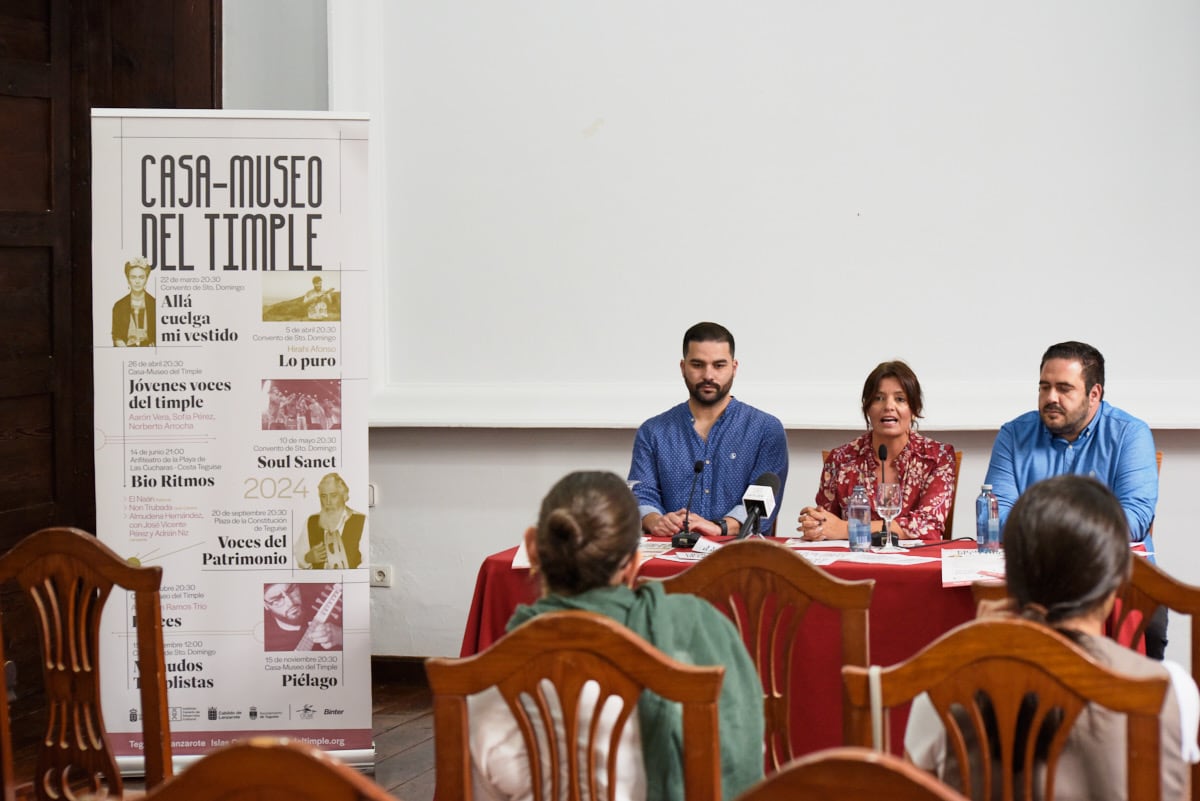 Presentación del programa de la Casa-Museo del Timple de Teguise para 2024.