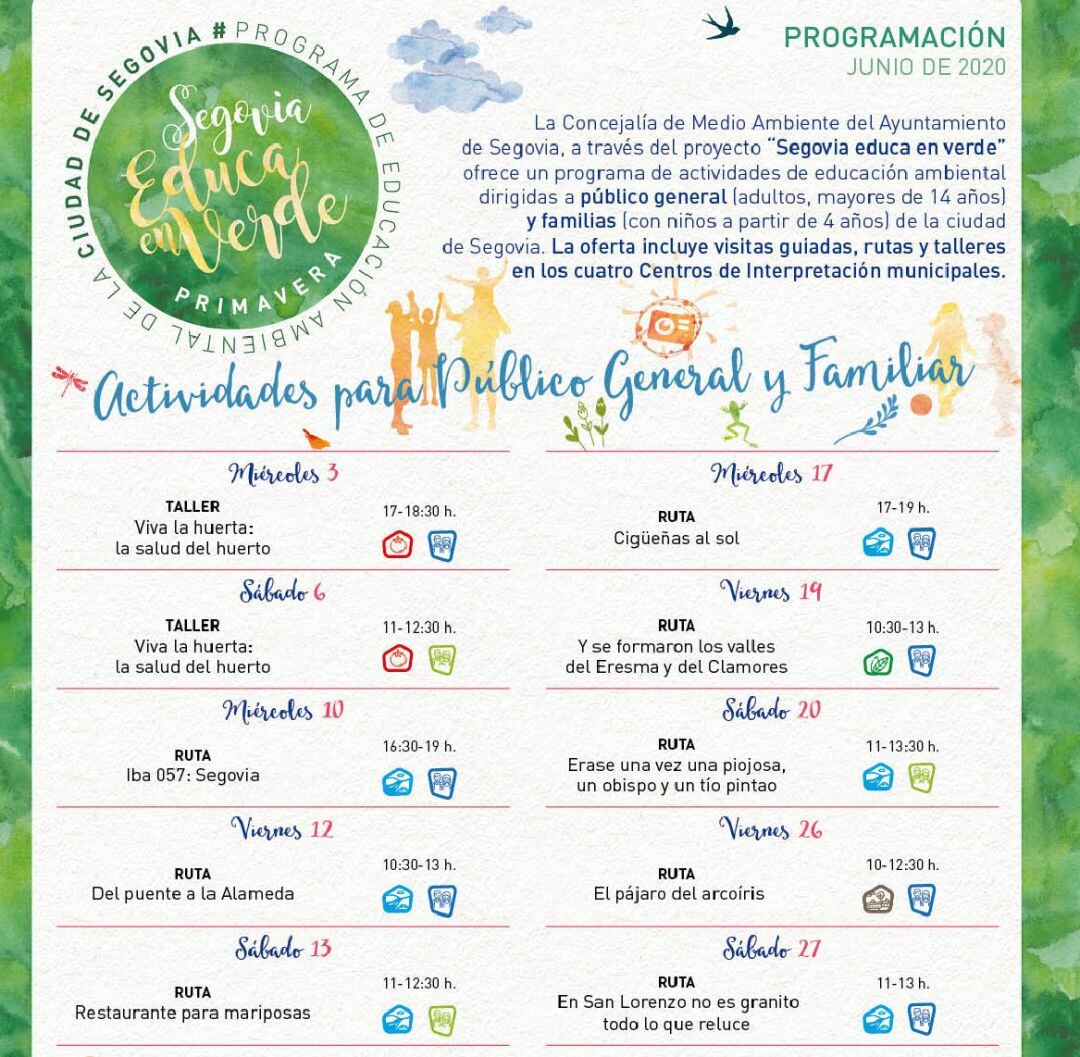 Las fechas, horarios y número de participantes variarán en función de la normativa vigente en cada momento