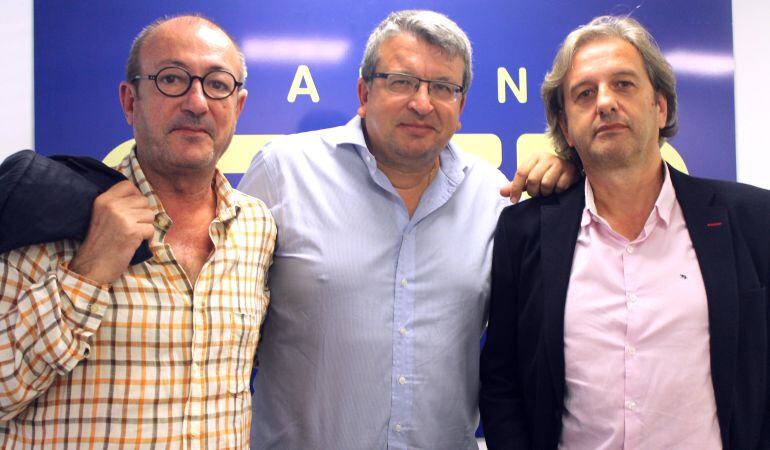 Pepe Soto, Fernando Llopis y Enrique Bolland