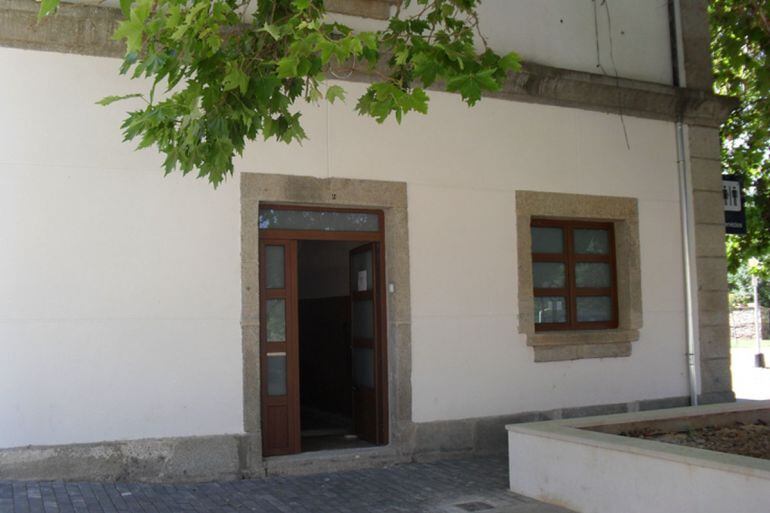 Entrada al albergue de peregrinos