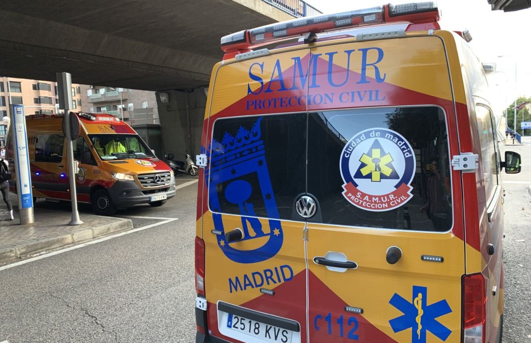 Imagen de archivo de una ambulancia de Samur Protección Civil