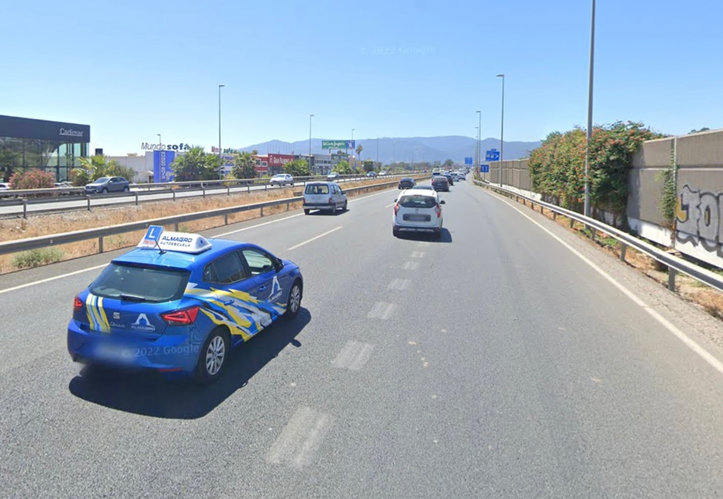 Autovía A-7 sentido Algeciras