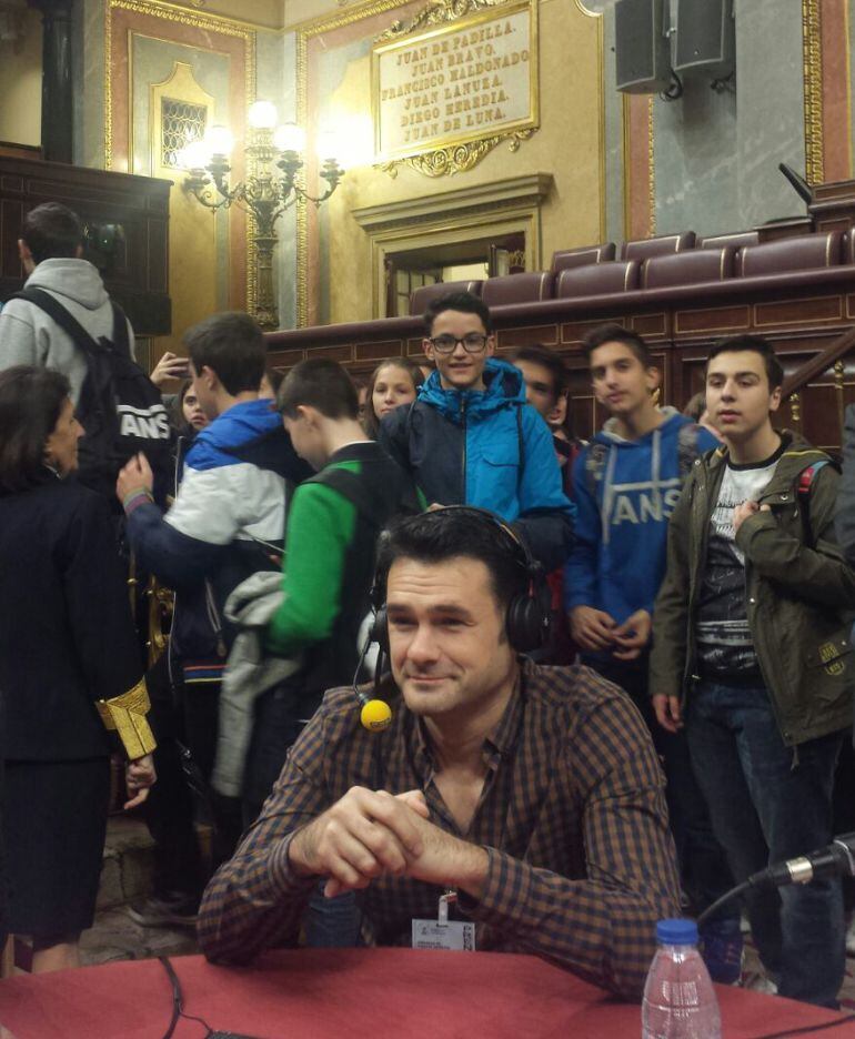 Iñaki López en el Congreso de los Diputados.