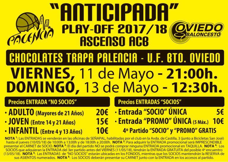 Ya hay precios para los Play-Offs