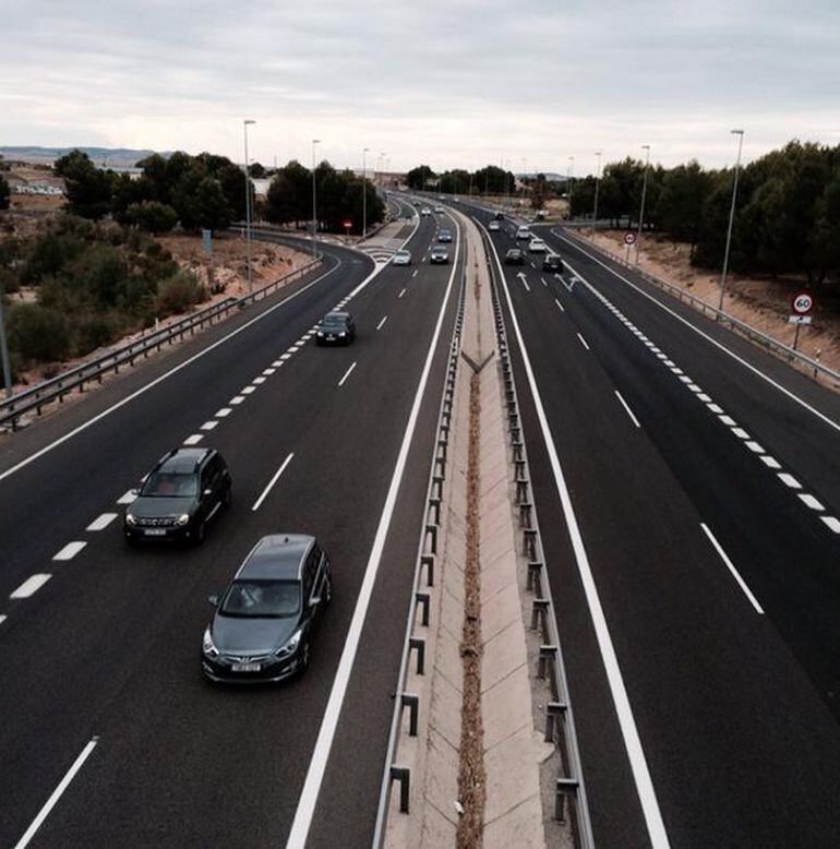 Imagen de la Autovía A-31 a su paso por Albacete