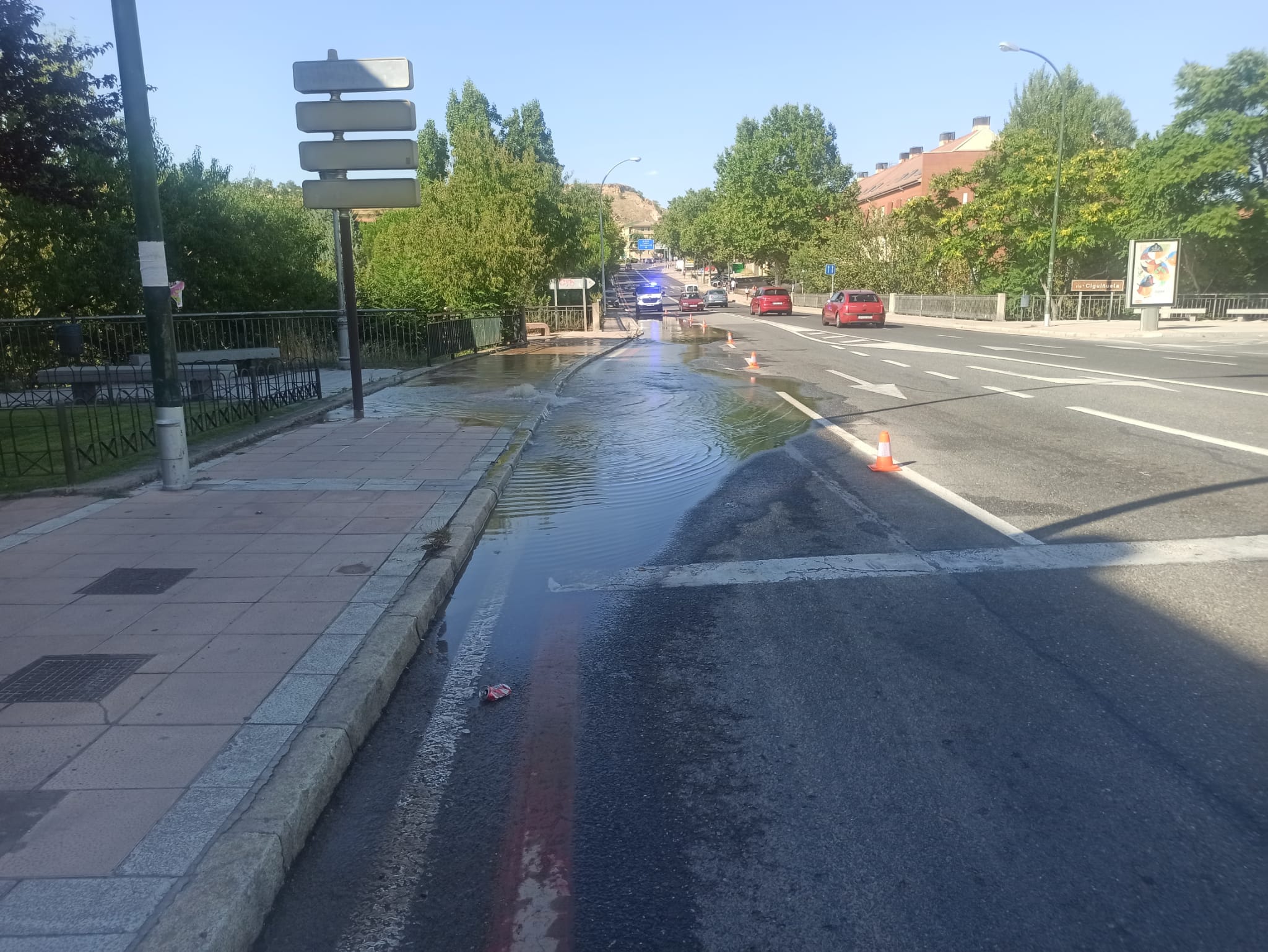 Nuevo reventón en Vía Roma