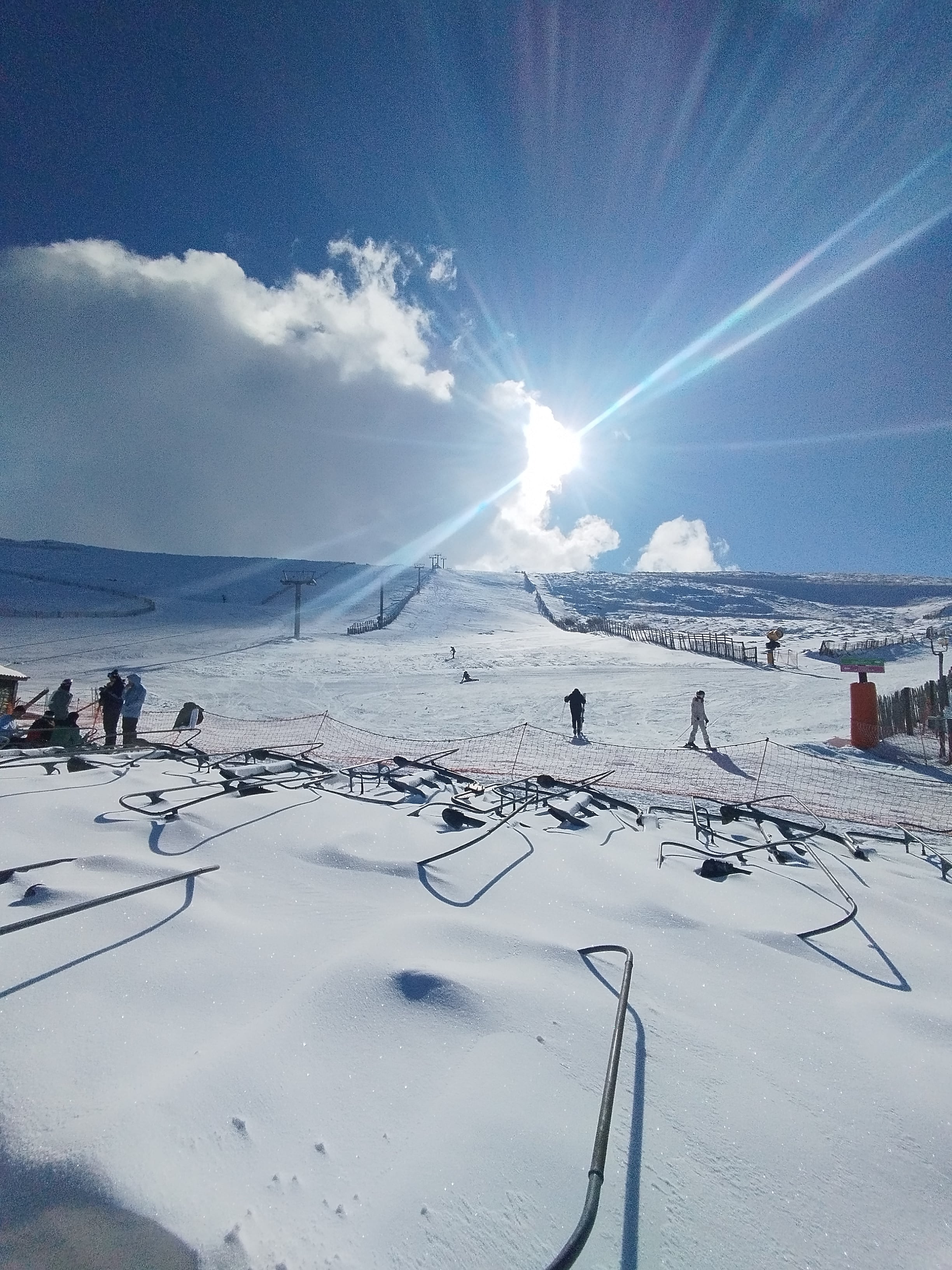 Imagen de la Sierra de Béjar La Covatilla durante esta Navidad 2025-2026/Cadena SER