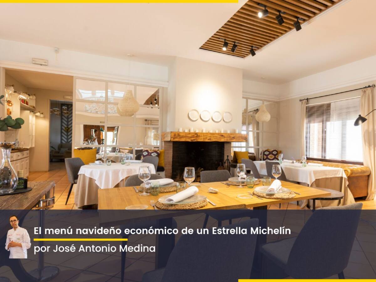 El menú económico de un Estrella Michelín para esta Navidad