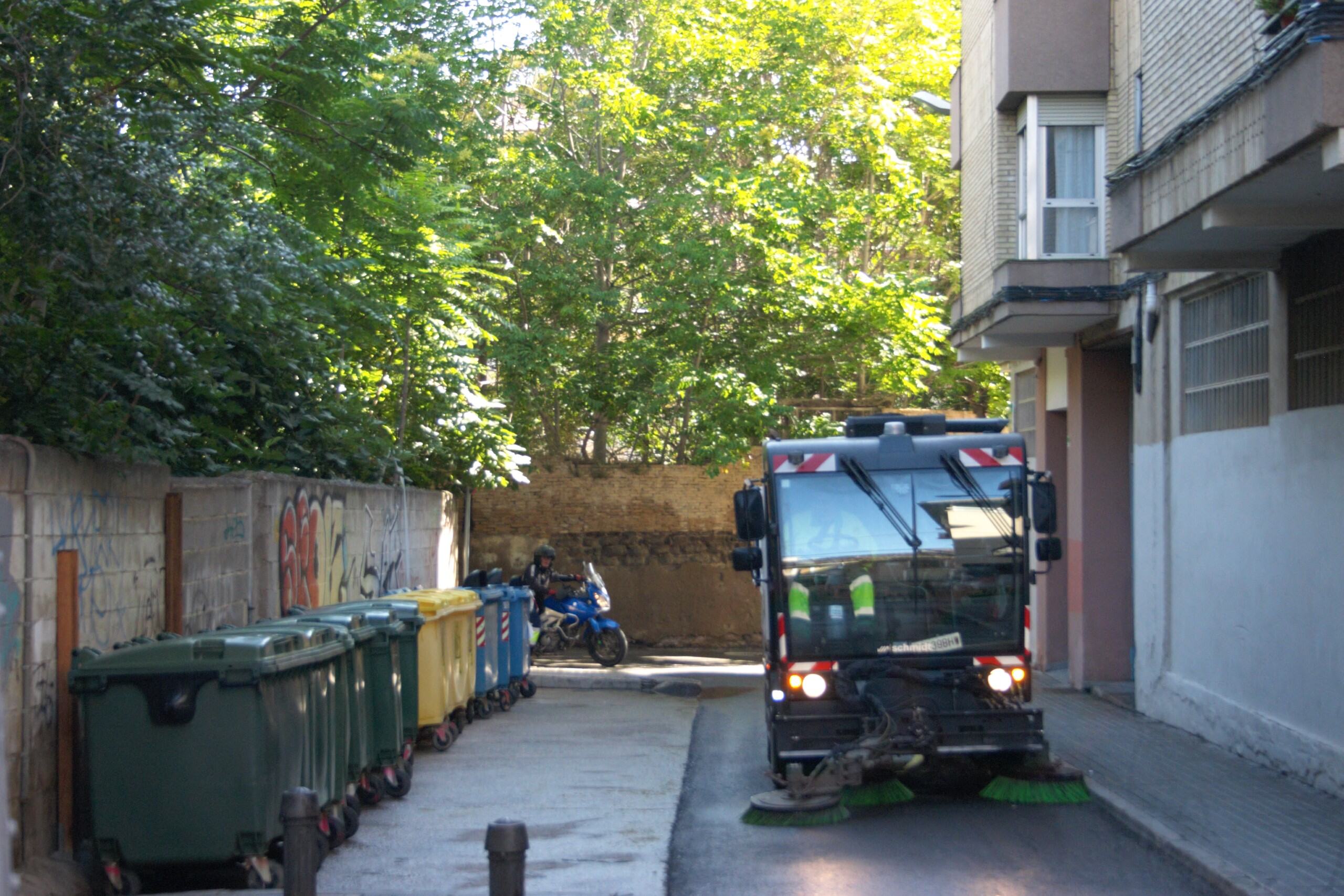 Trabajos de limpieza de calles tras San Lorenzo