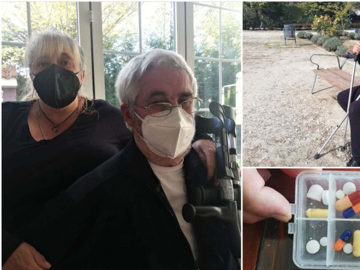 La vida con COVID persistente: diez mil pastillas después y un paseo con muletas por el parque