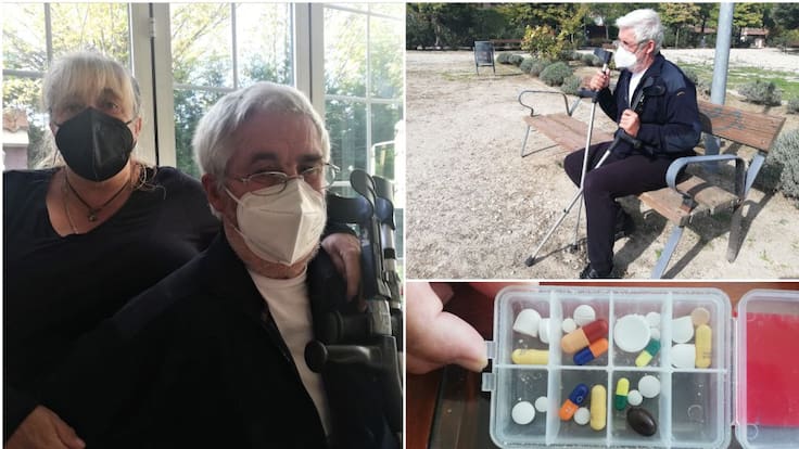 La vida con COVID persistente: diez mil pastillas después y un paseo con muletas por el parque