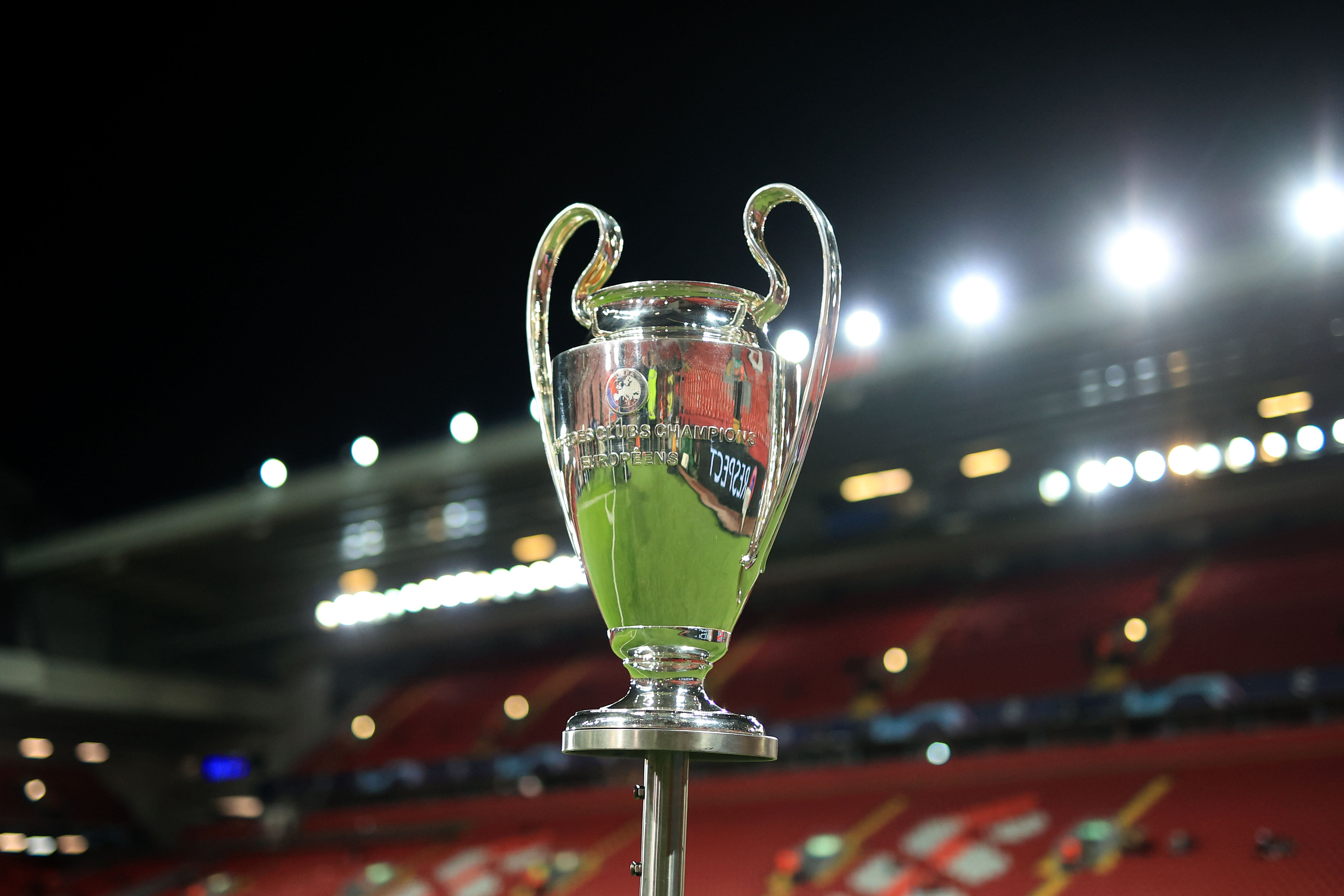 Trofeo de la Champions League.