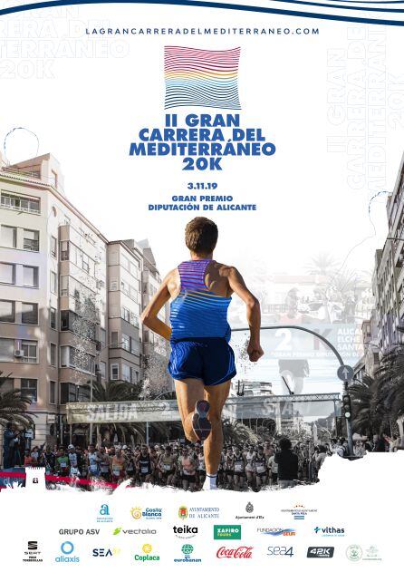 Cartel anunciador de la Gran Carrera del Mediterráneo