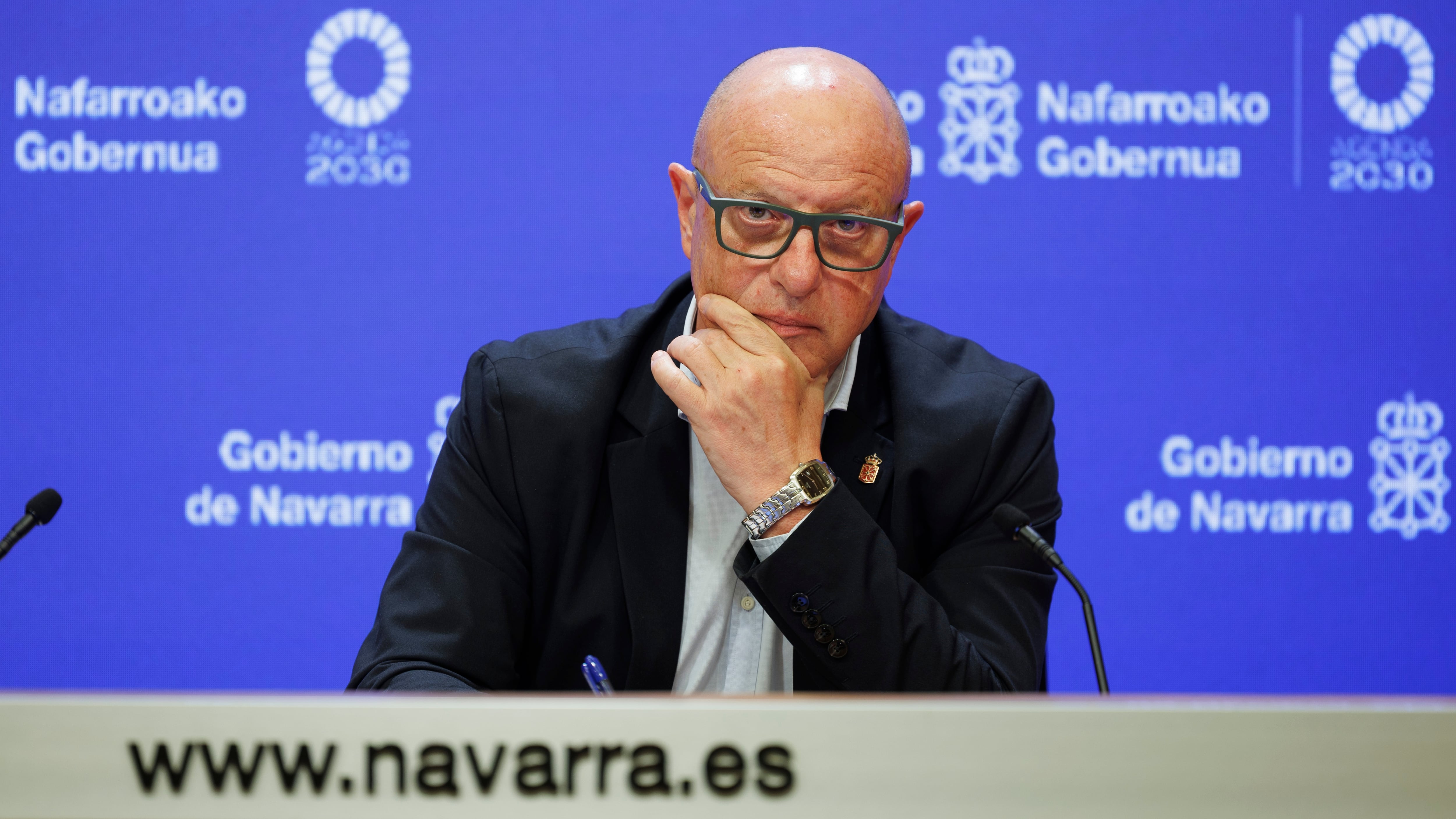 El consejero de Educación del Gobierno de Navarra, Carlos Gimeno