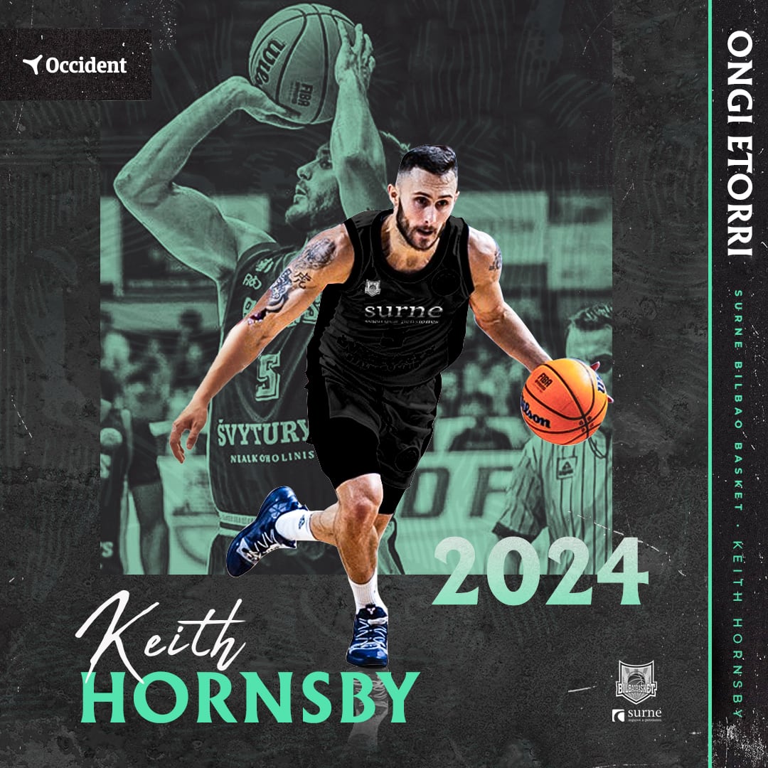 Bilbao Basket ficha a Keith Hornsby