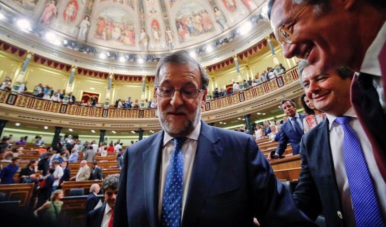 Rajoy tras su discurso de investidura