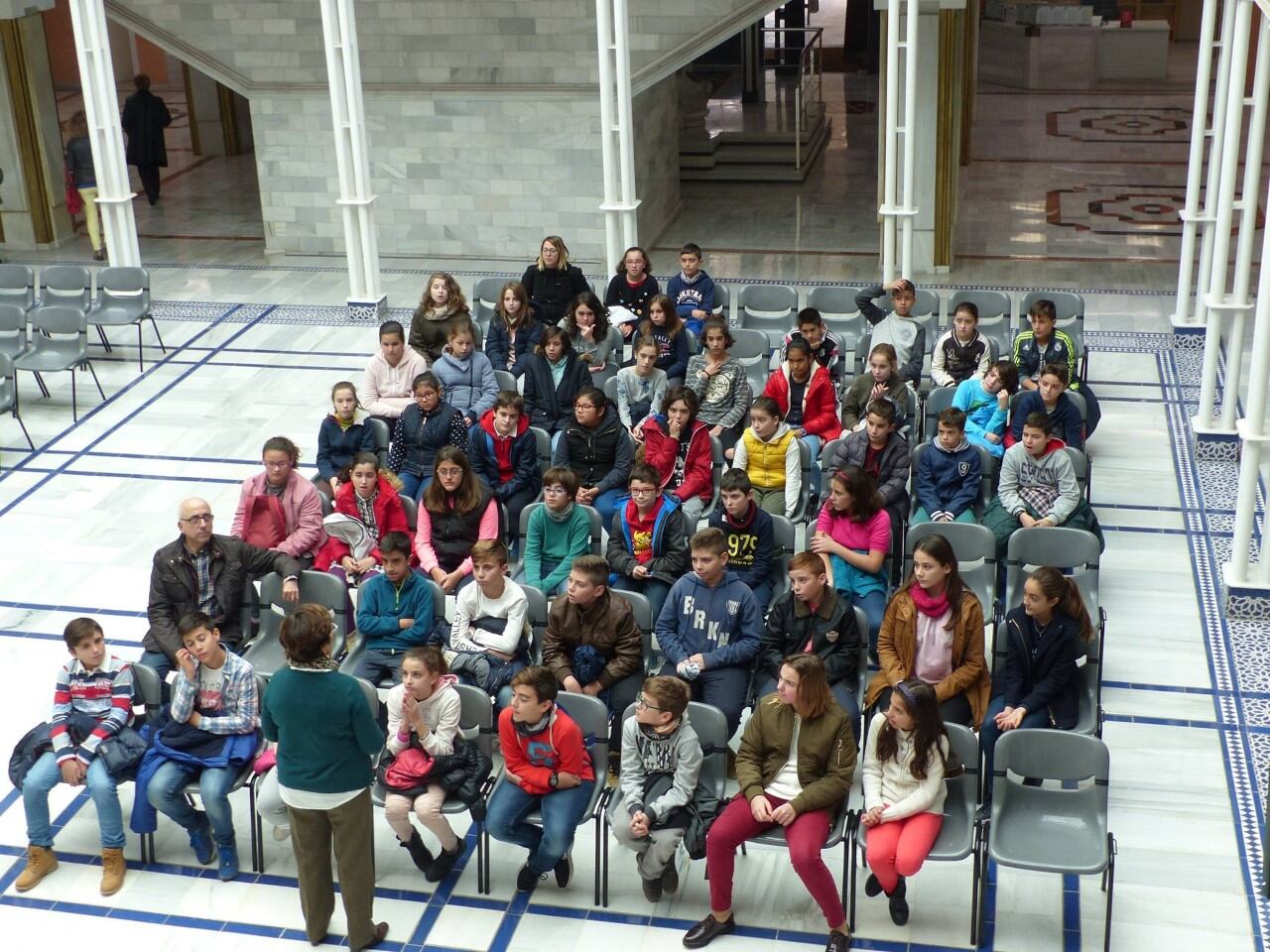 Visitas de escolares a la Asamblea Regional