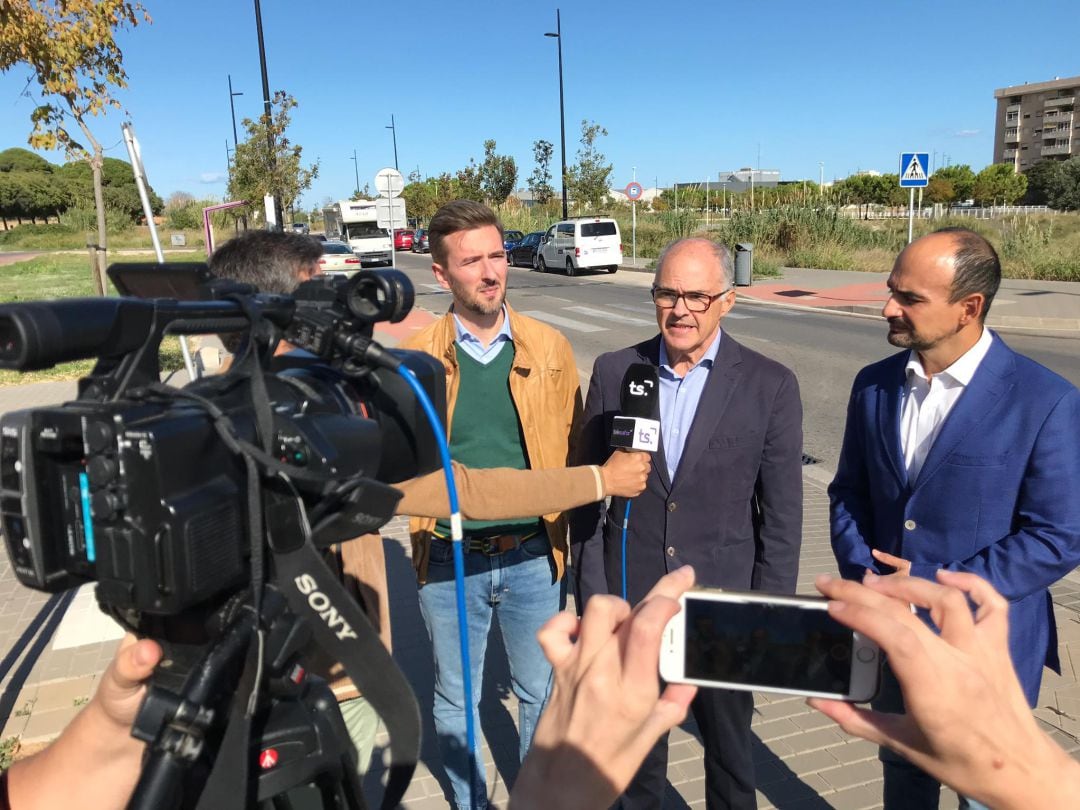 Visita de Fernando de Rosa a Gandia. 