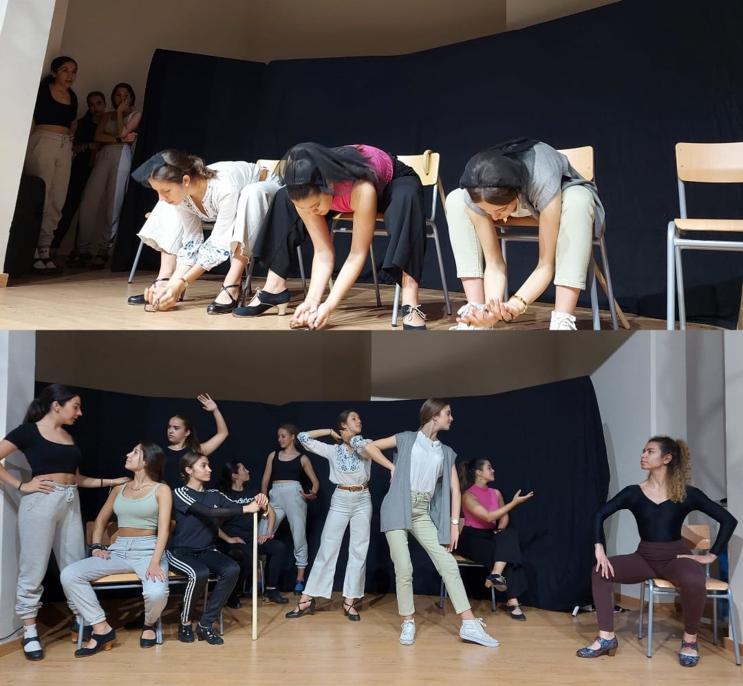 Estudiantes de danza del Conservatorio José Granero de Puertollano