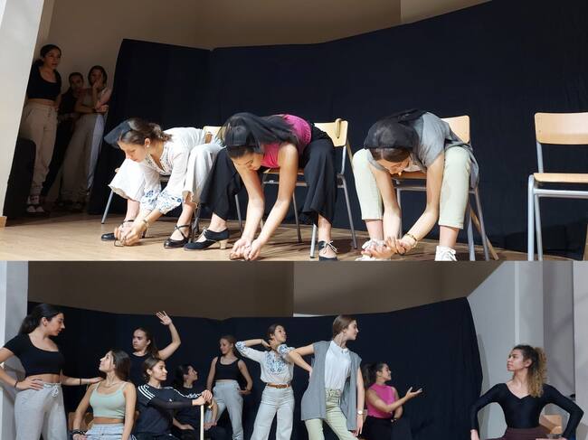 Estudiantes de danza del Conservatorio José Granero de Puertollano
