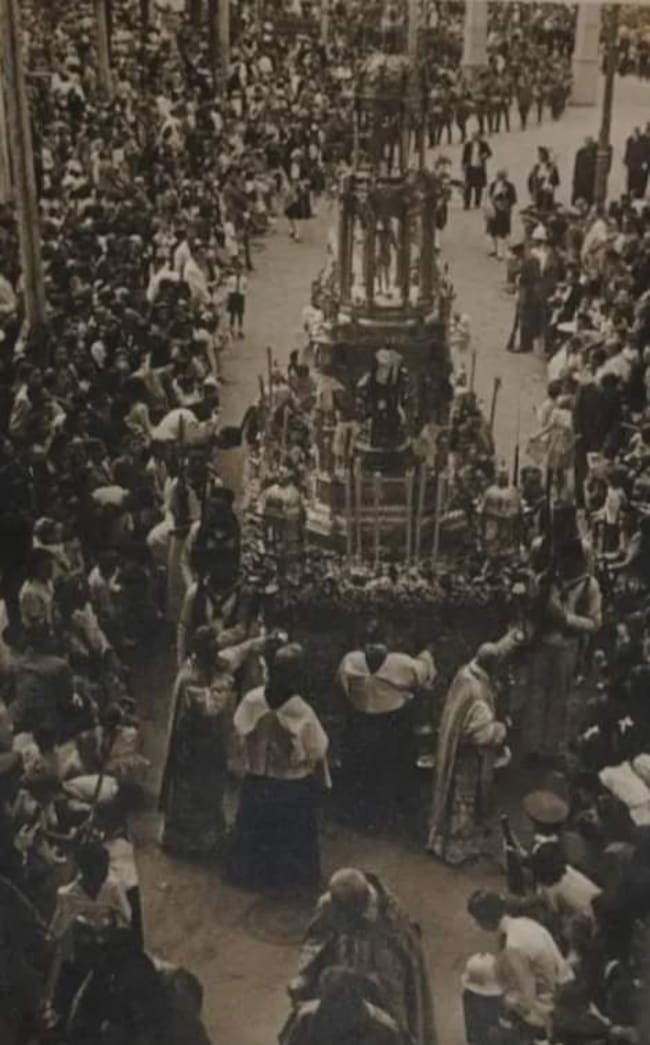 Corpus de Cádiz. Foto antigua.
