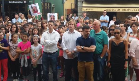 Imagen de la concentración desarrollada en Puente San Miguel.