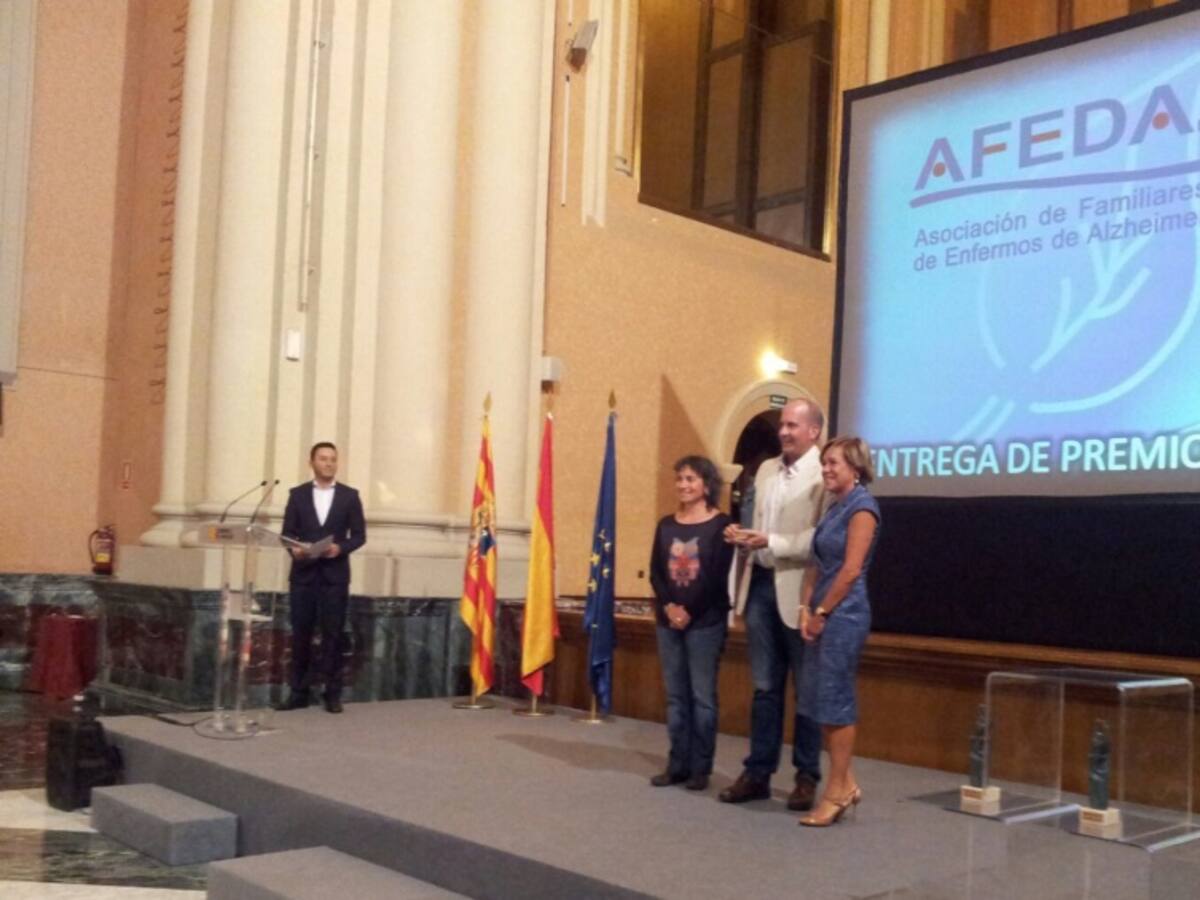 Juanjo Hernández, premiado por AFEDAZ