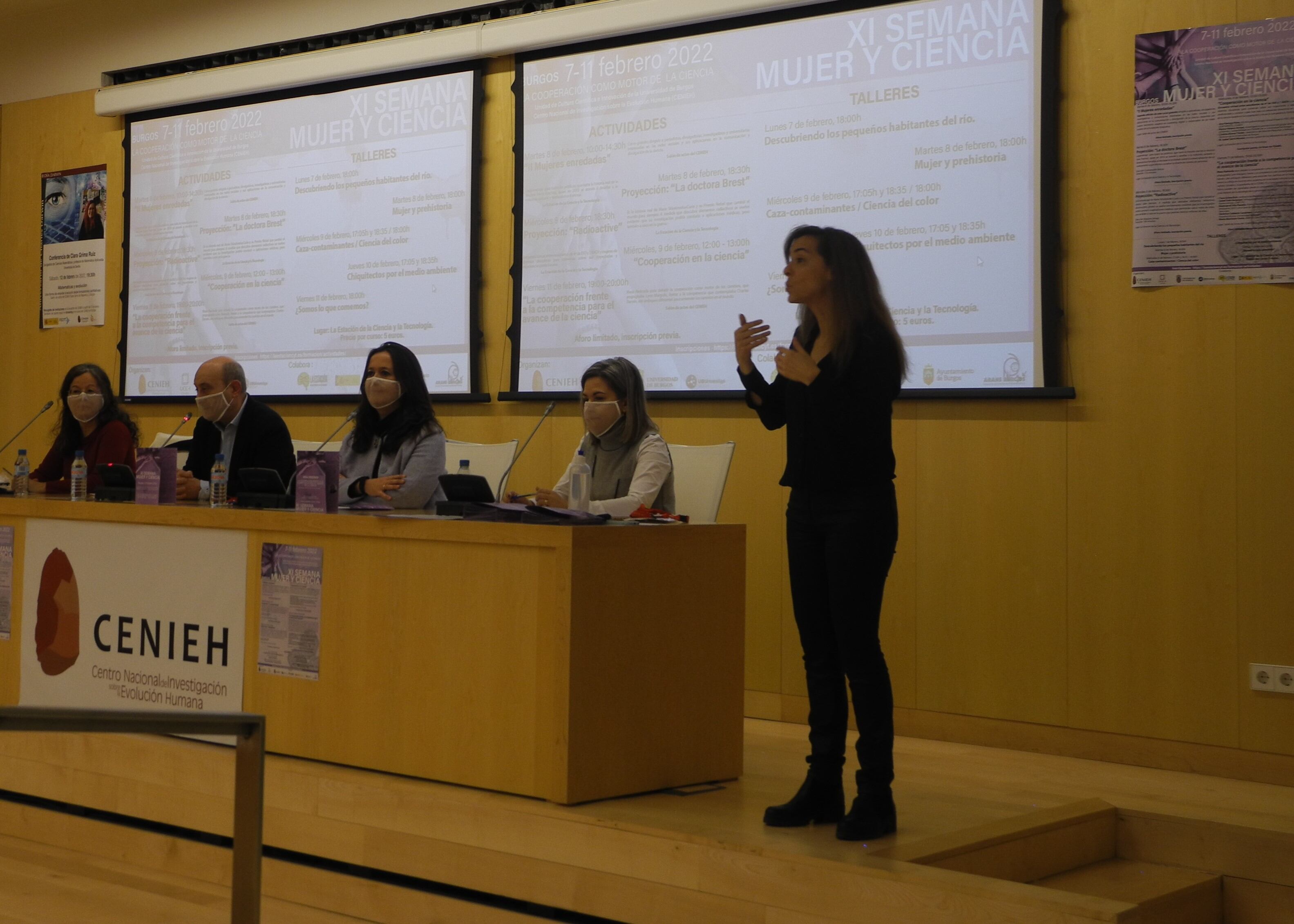 Presentación de la XI Semana Mujer y Ciencia, organizada por el Cenieh y la UBU