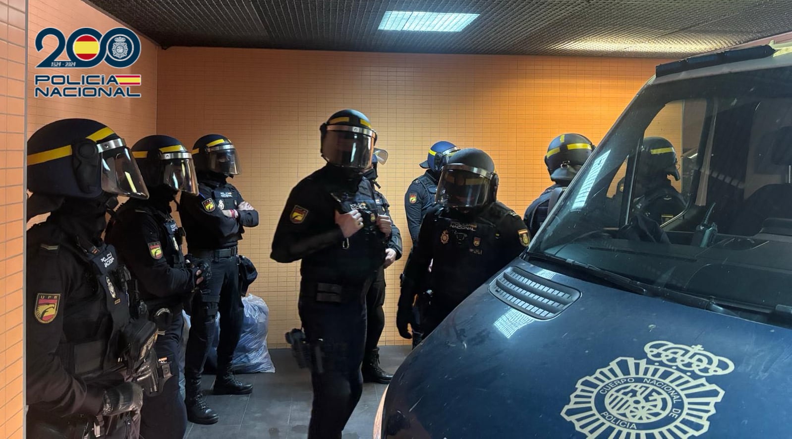 Dispositivo de la Policía Nacional