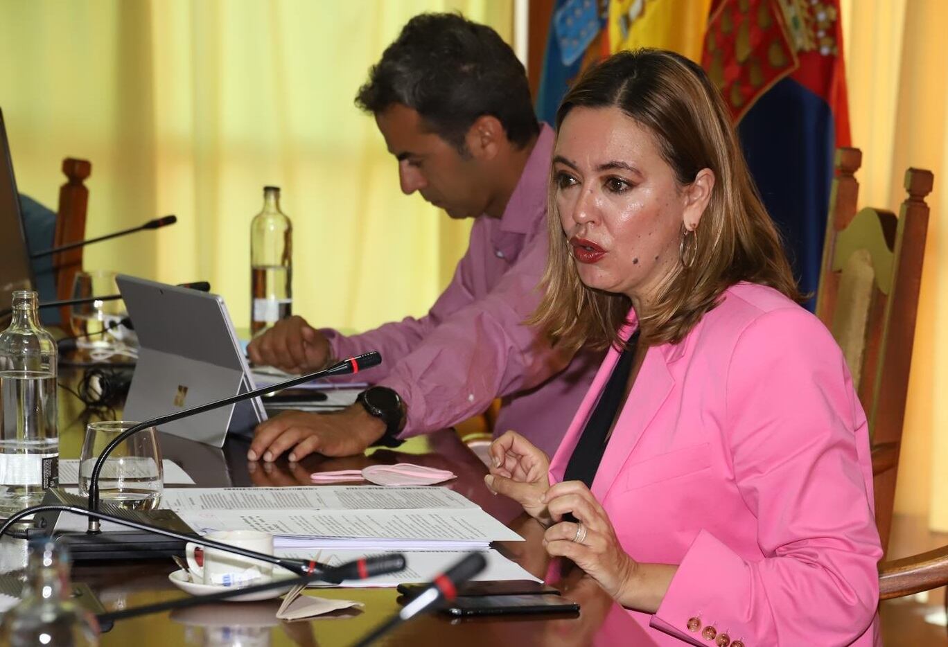 María Dolores Corujo, presidenta del Cabildo de Lanzarote.